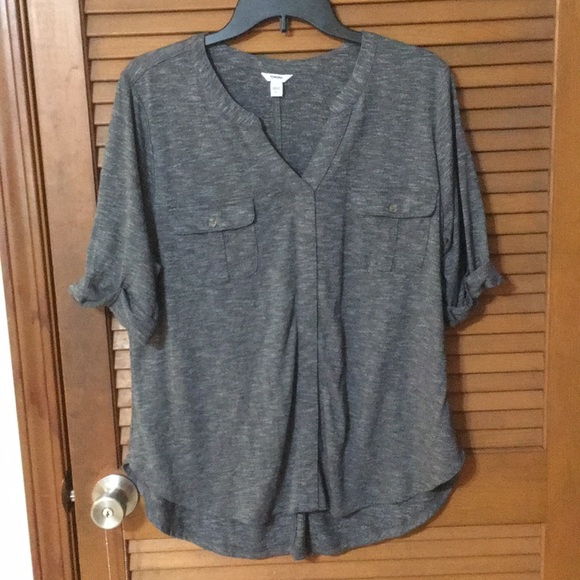 Sonoma Tops - Plus size double pocket v-neck pocket shirt comfy